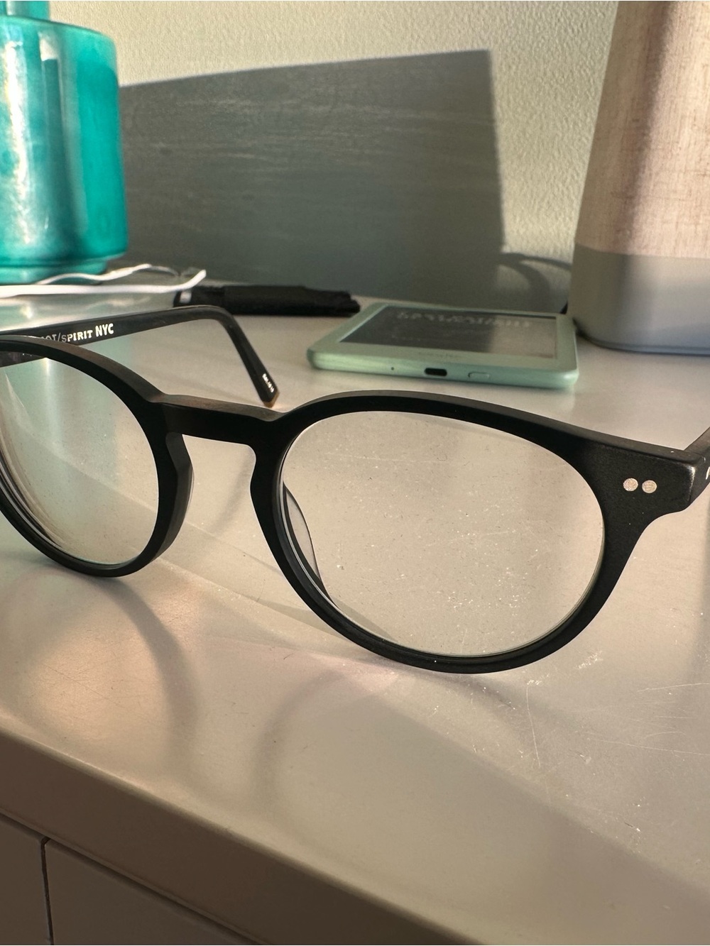 Moscot Frankie Black Round Frame Eye Glasses 51-22-45. Only worn 3 days.